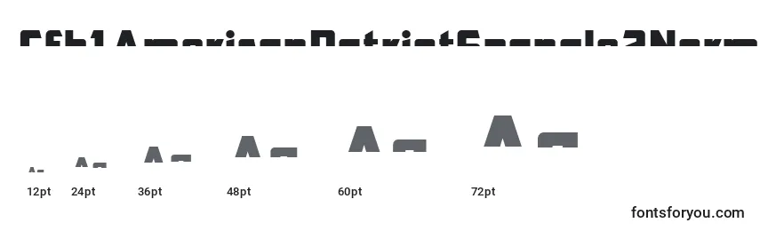 Размеры шрифта Cfb1AmericanPatriotSpangle2NormalItalic (101134)