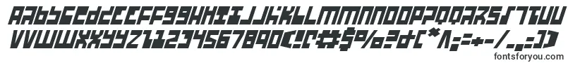 Шрифт UfoHunterItalic – странные шрифты