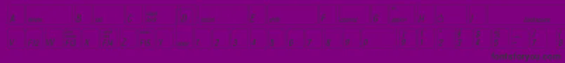 Keyfontdeutsch Font – Black Fonts on Purple Background