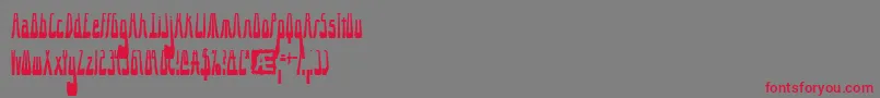 1015SaturdayNight Font – Red Fonts on Gray Background