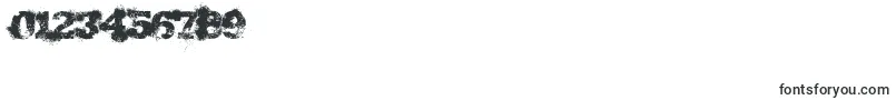 Shotgunweddingdemo Font – Fonts for Numbers and Digits