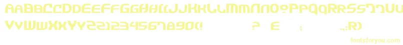Шрифт JannisaryExtra – жёлтые шрифты