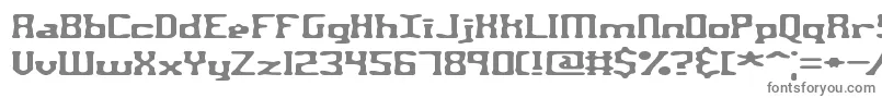 Aspartam Font – Gray Fonts on White Background