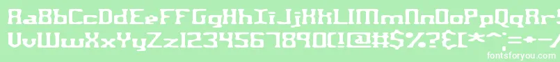 Aspartam Font – White Fonts on Green Background