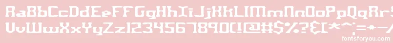 Aspartam Font – White Fonts on Pink Background