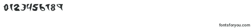 Klingonstilleto Font – Fonts for Numbers and Digits