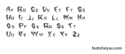 Klingonstilleto Font