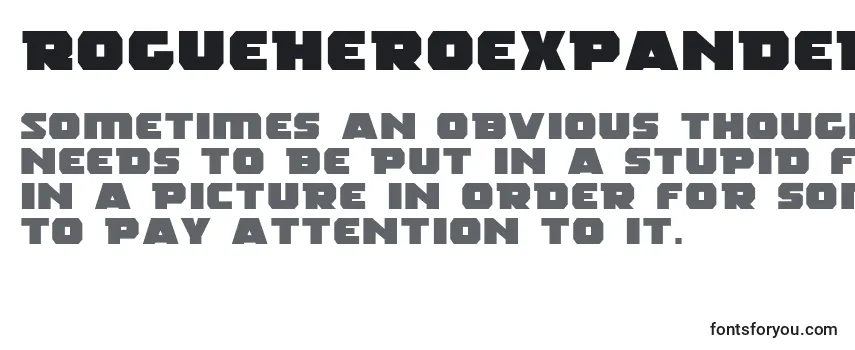 RogueHeroExpanded Font