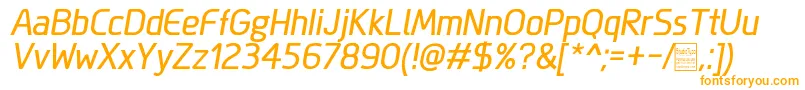 MegiSansItalicDemo Font – Orange Fonts