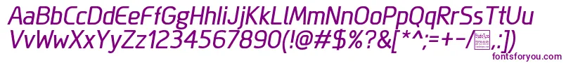 MegiSansItalicDemo Font – Purple Fonts