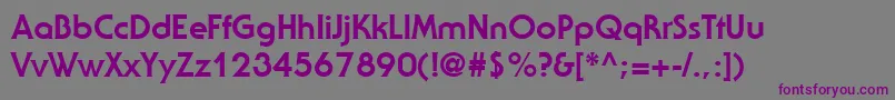 StaidRegular Font – Purple Fonts on Gray Background