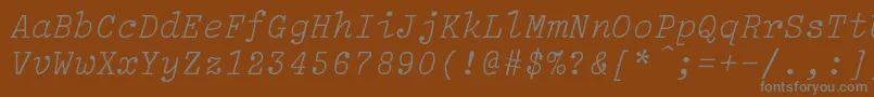 More about BalsamLight Font BalsamLight Font – Gray Fonts on Brown Background