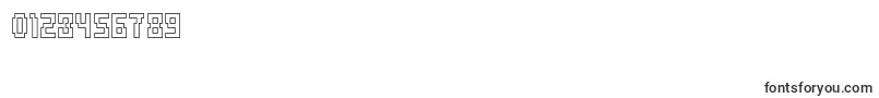 DefragmentedHollow Font – Fonts for Numbers and Digits