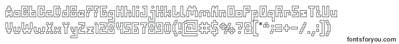 DefragmentedHollow-Schriftart – Schriftarten, die mit D beginnen