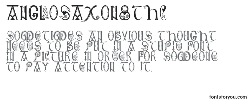 Schriftart AngloSaxon8thC