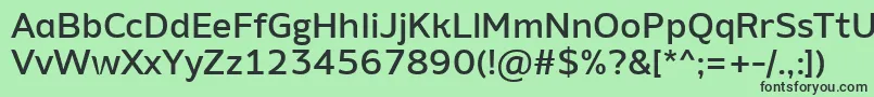 Подробнее о шрифте AminoAltMedium Шрифт AminoAltMedium – чёрные шрифты на зелёном фоне