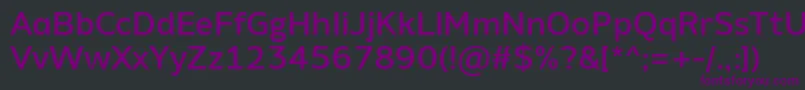 AminoAltMedium Font – Purple Fonts on Black Background