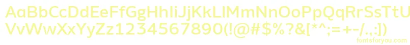 AminoAltMedium Font – Yellow Fonts