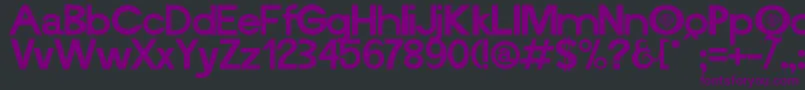 Шрифт Vieira ffy – фиолетовые шрифты на чёрном фоне