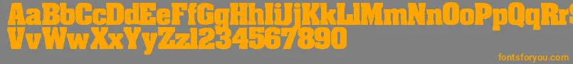 Dirtyoldtown Font – Orange Fonts on Gray Background