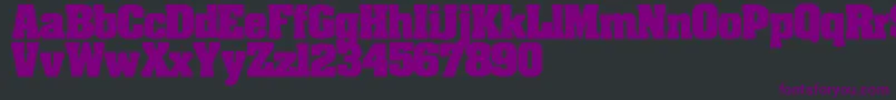 Dirtyoldtown Font – Purple Fonts on Black Background