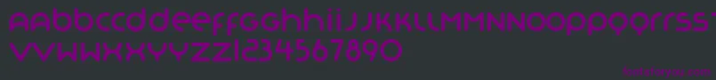 Organo Font – Purple Fonts on Black Background