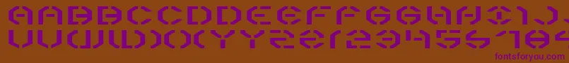 Y3ke Font – Purple Fonts on Brown Background