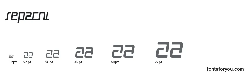 Rep2cni Font Sizes