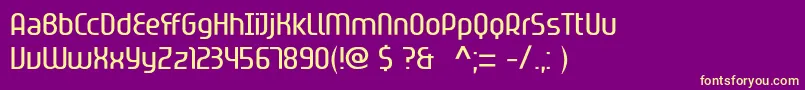 Saiba mais sobre a fonte Spionverpflanzung Fonte Spionverpflanzung – fontes amarelas em um fundo roxo
