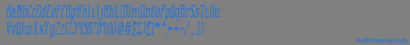 Lisätietoja CombustionIiBrk-fontista CombustionIiBrk-fontti – siniset fontit harmaalla taustalla