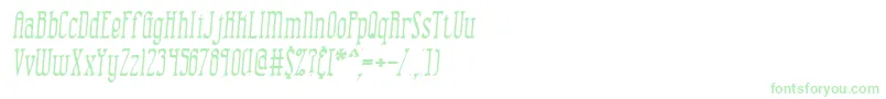 CombustionIiBrk-Schriftart – Grüne Schriften