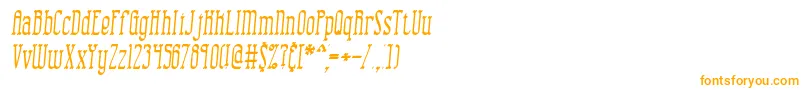 Шрифт CombustionIiBrk – оранжевые шрифты