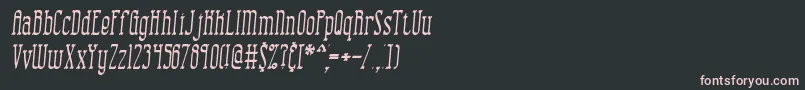 CombustionIiBrk Font – Pink Fonts on Black Background