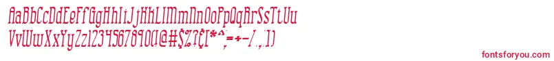 CombustionIiBrk Font – Red Fonts on White Background