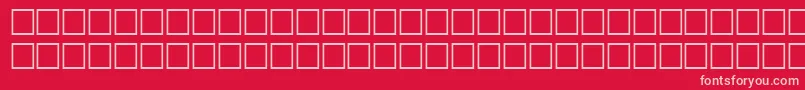 NantunitalRegular Font – Pink Fonts on Red Background