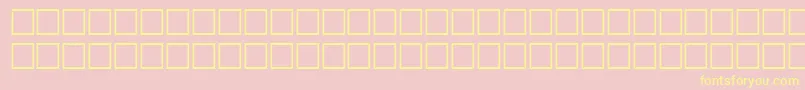 NantunitalRegular Font – Yellow Fonts on Pink Background