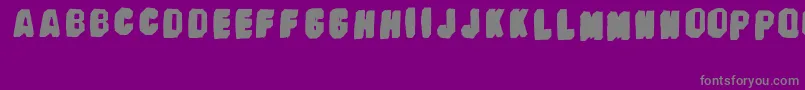 BanhartVer09Erc2008 Font – Gray Fonts on Purple Background
