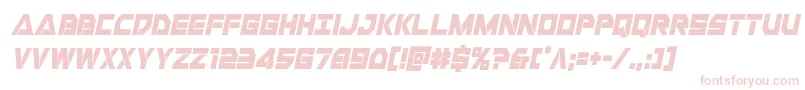 Libertyislandcondital Font – Pink Fonts on White Background