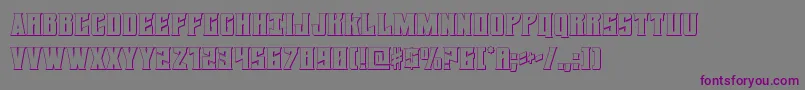 Daemonicus3D Font – Purple Fonts on Gray Background