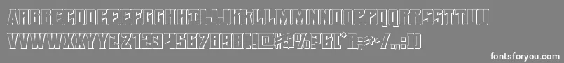 Daemonicus3D Font – White Fonts on Gray Background