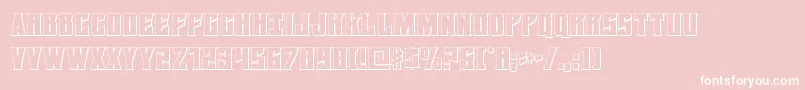 Daemonicus3D Font – White Fonts on Pink Background