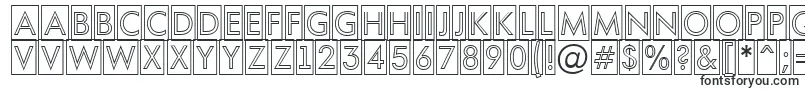 Шрифт AFuturaortotitulcmotl – высокие шрифты