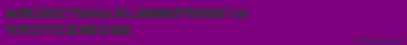 KillEmAll-fontti – mustat fontit violetilla taustalla