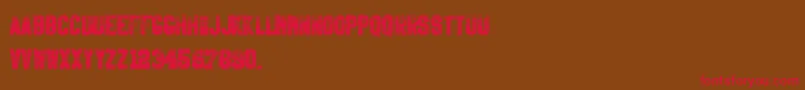 KillEmAll Font – Red Fonts on Brown Background