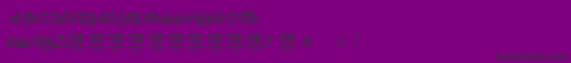 Lisätietoja BoolackPersonalUse-fontista BoolackPersonalUse-fontti – mustat fontit violetilla taustalla