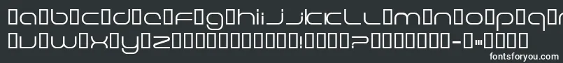 フォントExcele – 黒い背景に白い文字