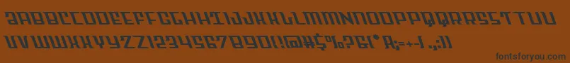 Шрифт Skycableft – чёрные шрифты на коричневом фоне