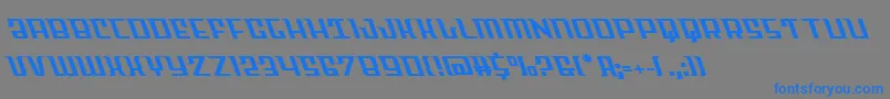 Skycableft Font – Blue Fonts on Gray Background