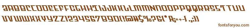 Skycableft Font – Brown Fonts on White Background