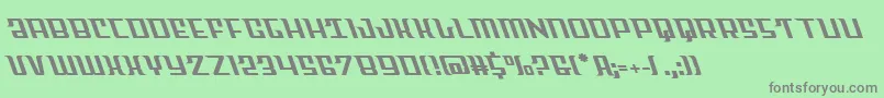 Skycableft Font – Gray Fonts on Green Background